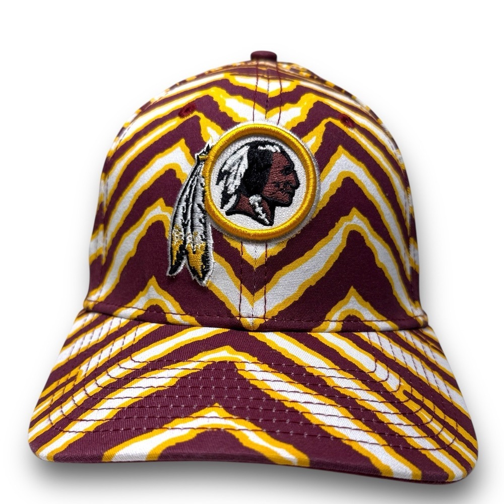 New Era 39Thirty Zubaz Washington Redskins Hat Flex Fit S/M NFL NWOT - Picture 2 of 7